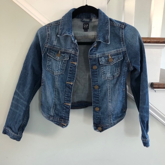Girls Gap Denim Jeans Jacket - Picture 6 of 8